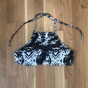 Xhilaration Tie Dye Halter Swim Top